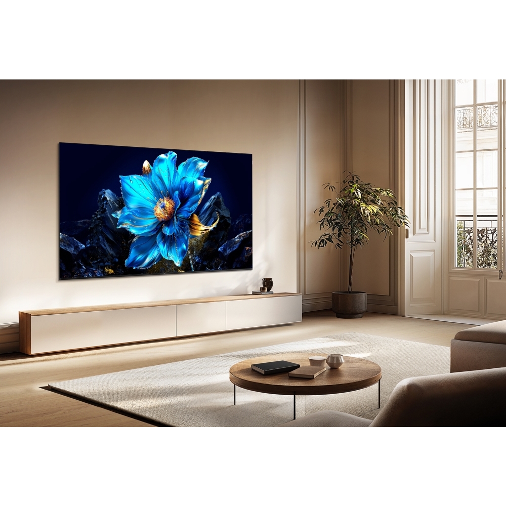 TCL 55P7K-UK 55" QLED Smart Television, 4K Ultra HD, Black, F Rated