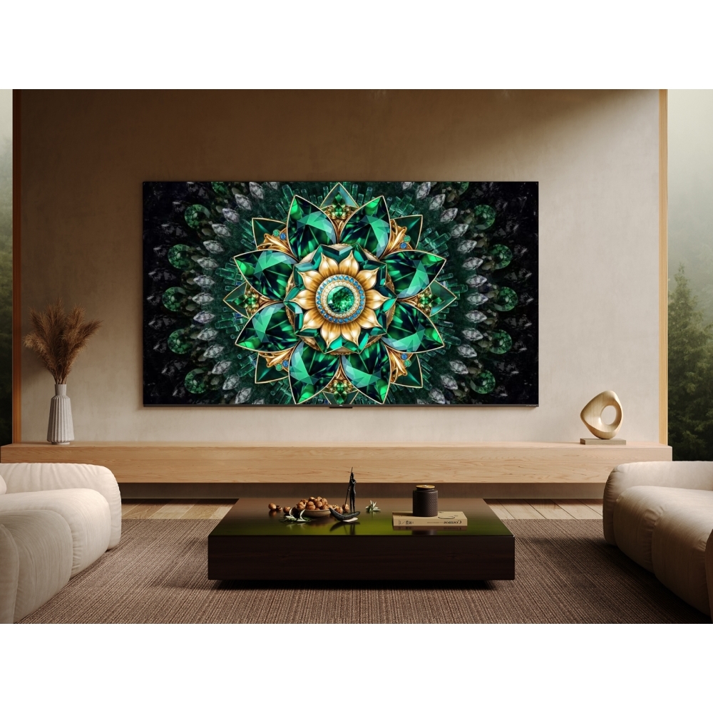 TCL 55Q7C-UK 55" Mini LED Smart Television, 4K Ultra HD, Black, F Rated