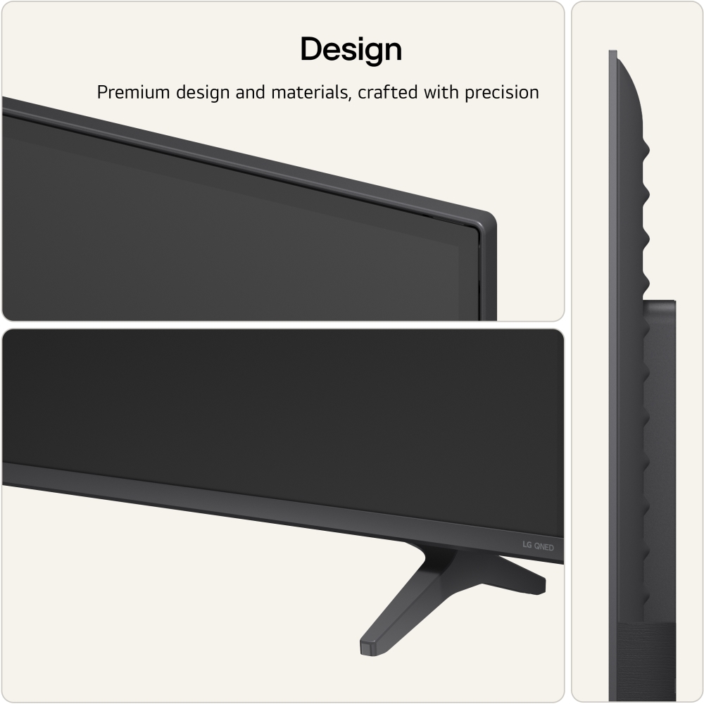 LG 55QNED7EB3C.AEK 55" QNED Smart Television, 4K Ultra HD, Black, E Rated