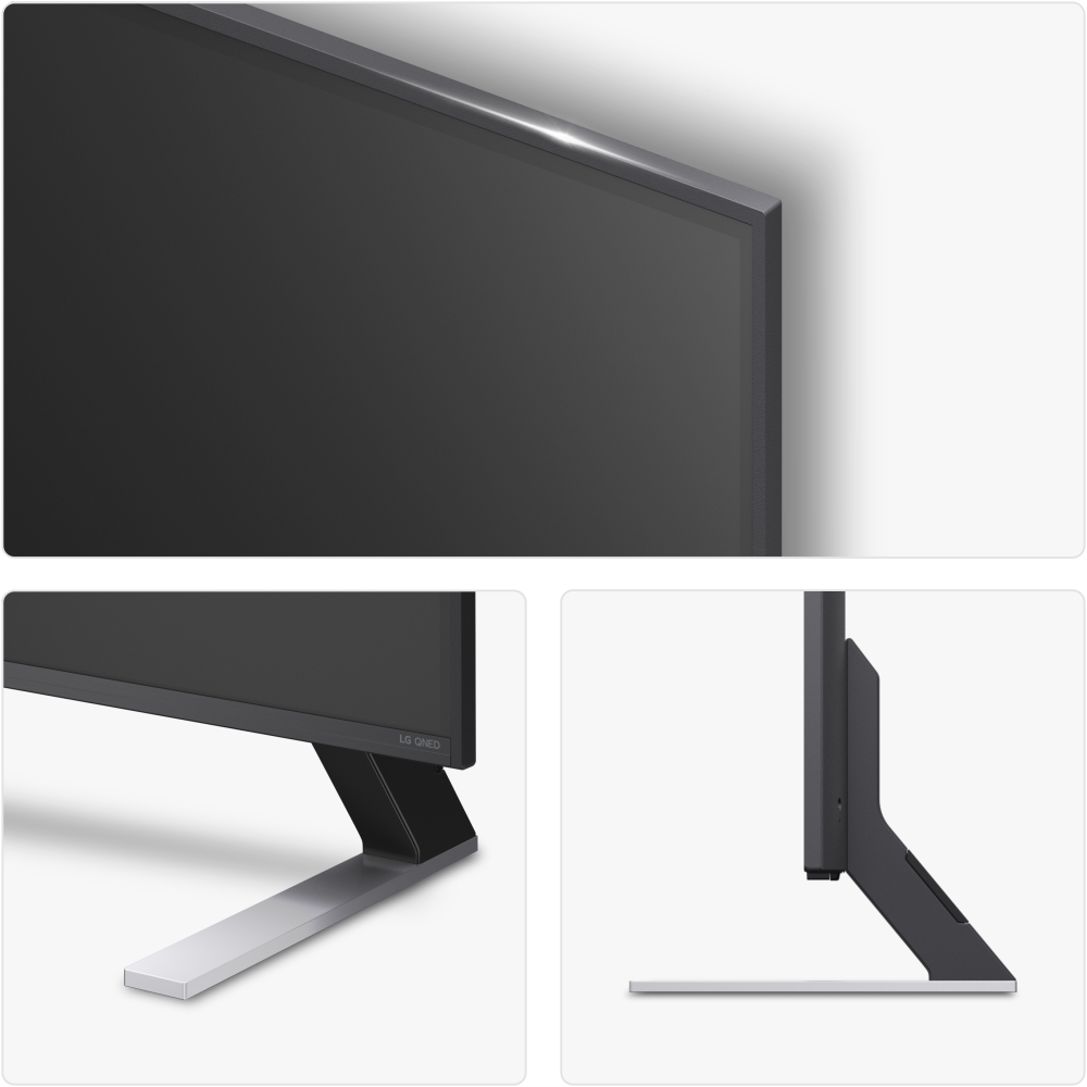 LG 55QNED84A6C 55" QNED Smart Television, 4K Ultra HD, Black, F Rated