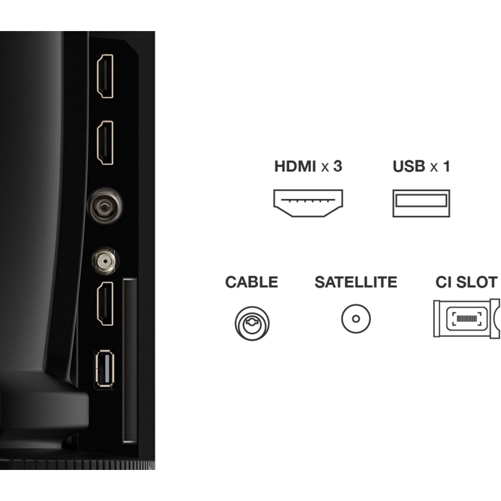 TCL 55T6C-UK 55" QLED Smart Television, 4K Ultra HD, Black, F Rated