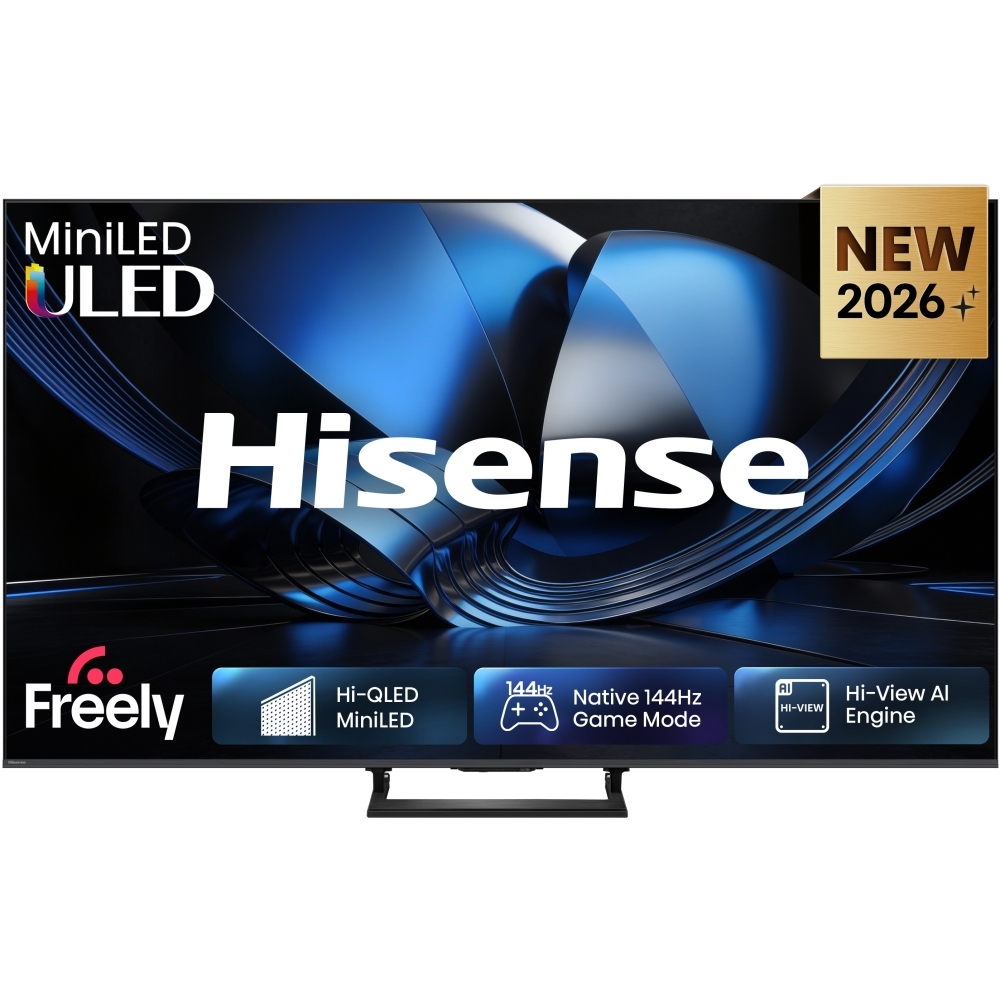 Hisense 55U7STUK 55" ULED Mini LED Smart Television, 4K Ultra HD, Grey, E Rated