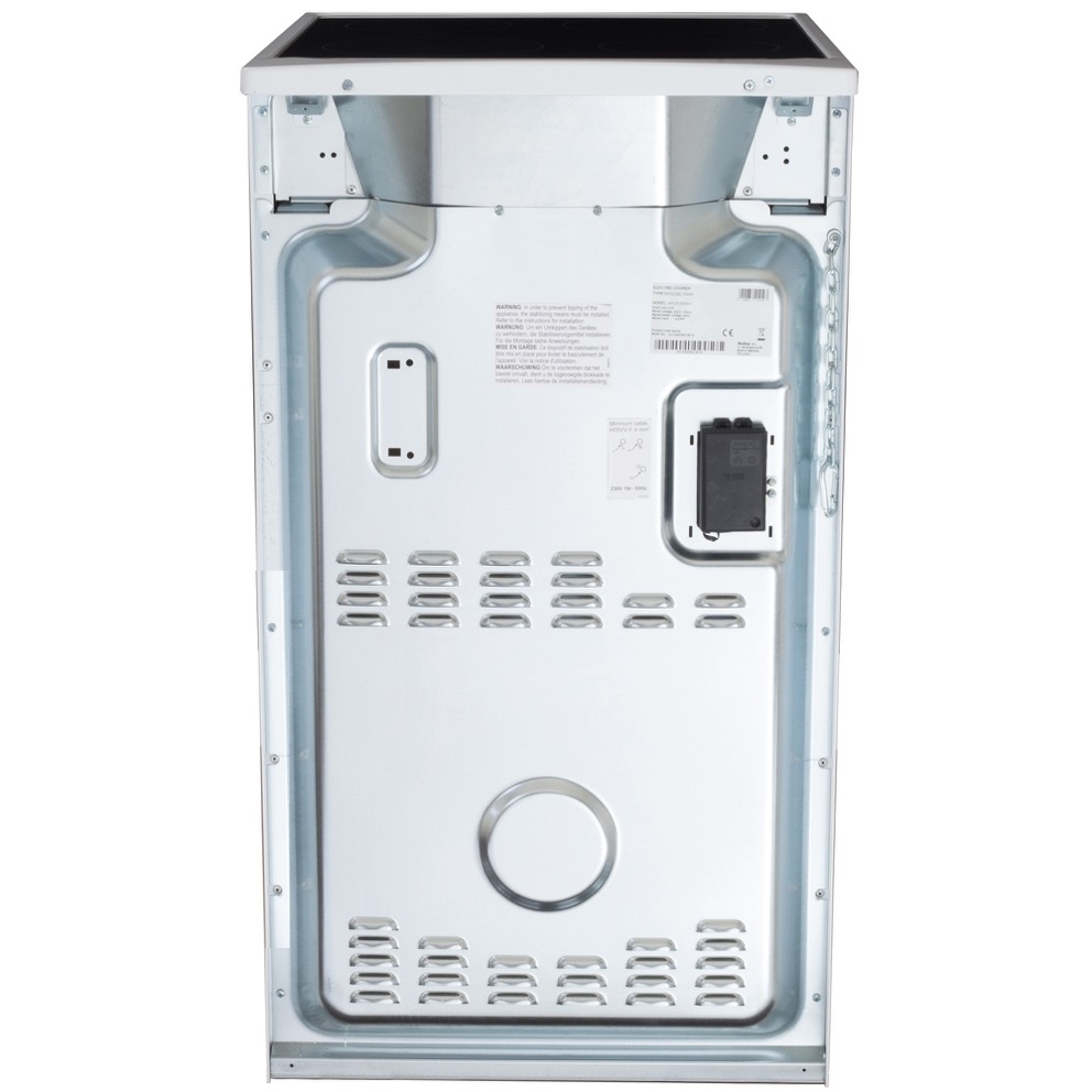 Amica AFC5100WH Ceramic Electric Cooker with Separate Grill, White, A Rated