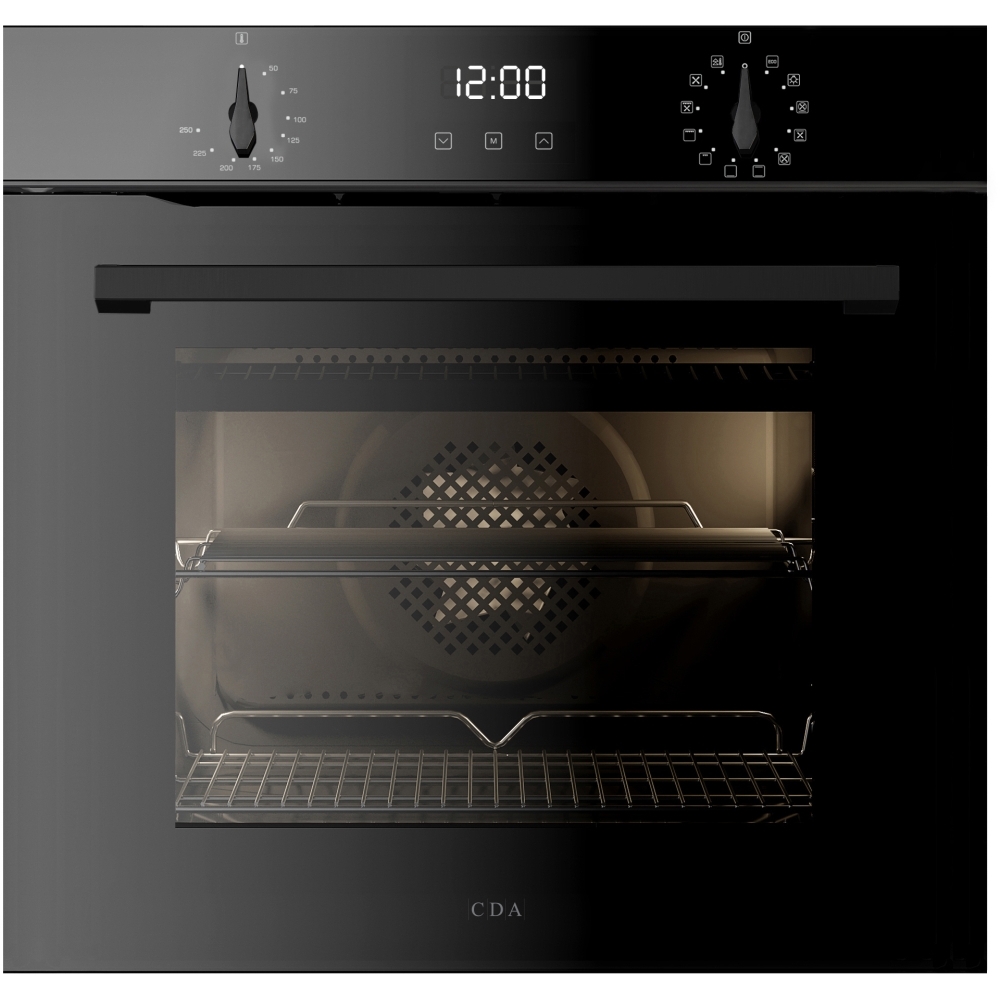 CDA SL300BL/1 Built-In Electric Single Oven, Black, A Rated