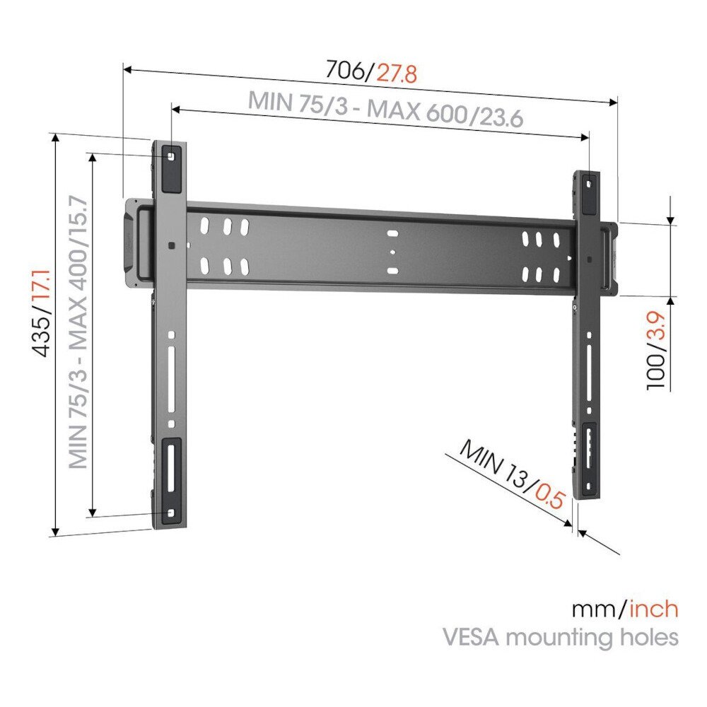 Vogel's TVM 5705 TV Wall Bracket, Black