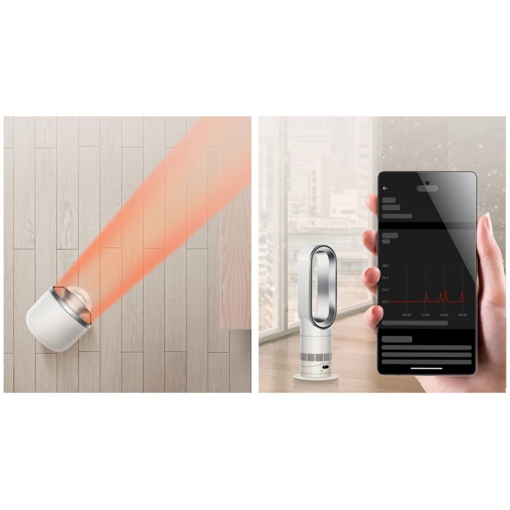 Dyson HF1 Hot+Cool Remote Link Pre-heat Heater and Cooling Fan