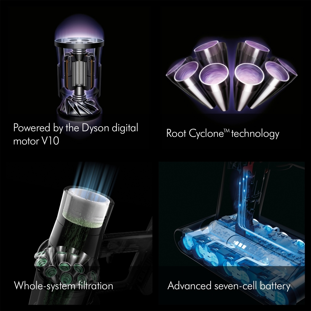 Dyson V10CYCSUB Cordless Vacuum Cleaner, Copper