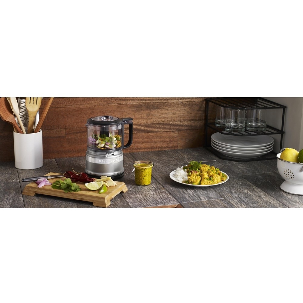 KitchenAid 5KFC3516BCU Contour Silver Mini Food Chopper 830ml