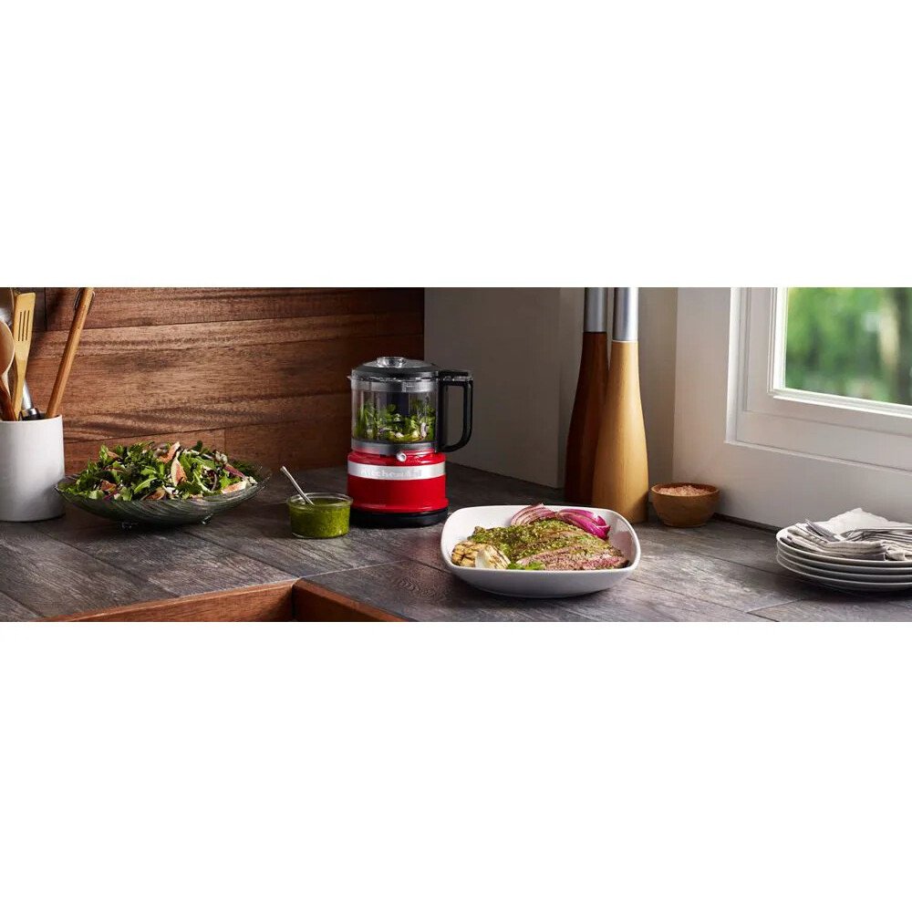 KitchenAid 5KFC3516BER Empire Red Mini Food Chopper 830ml