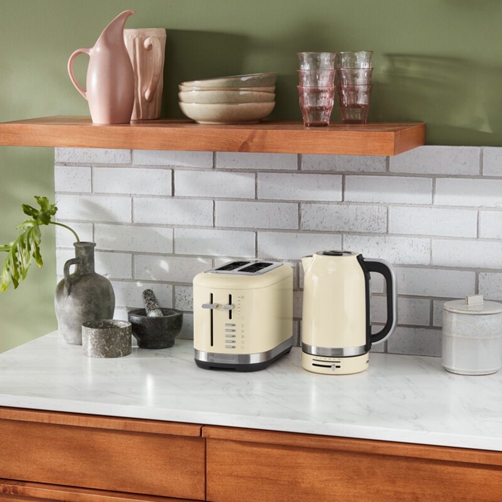 KitchenAid 5KMT2109BAC Almond Cream Toaster, 2 Slice