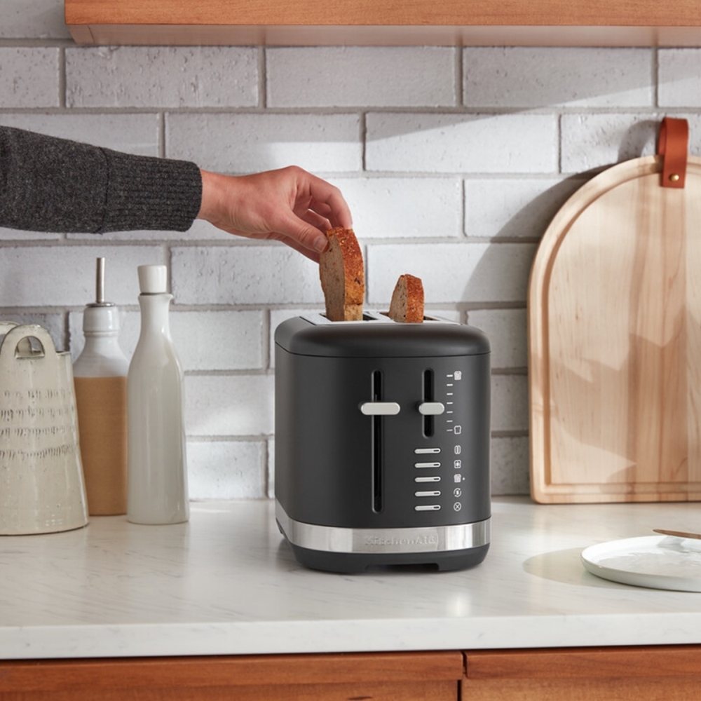 KitchenAid 5KMT2109BBM Matte Black Toaster, 2 Slice