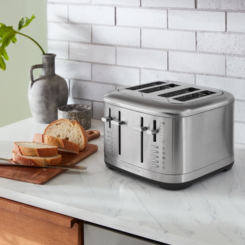 KitchenAid 5KMT4109BSX Stainless Steel Toaster, 4 Slice