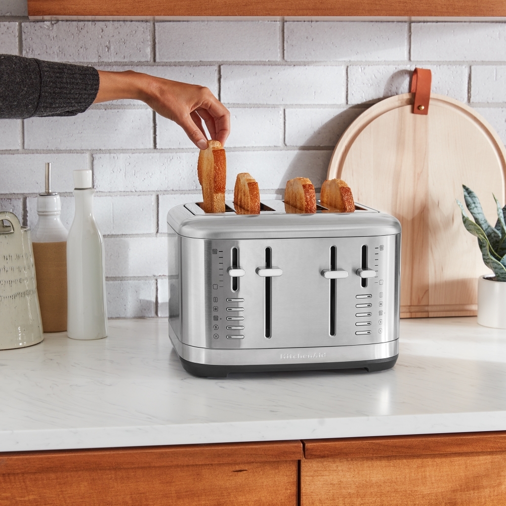 KitchenAid 5KMT4109BSX Stainless Steel Toaster, 4 Slice