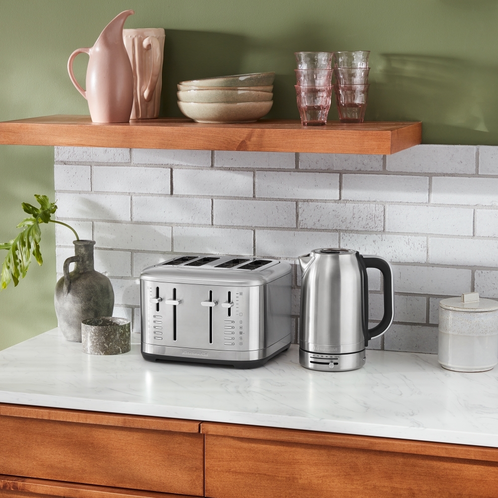 KitchenAid 5KMT4109BSX Stainless Steel Toaster, 4 Slice