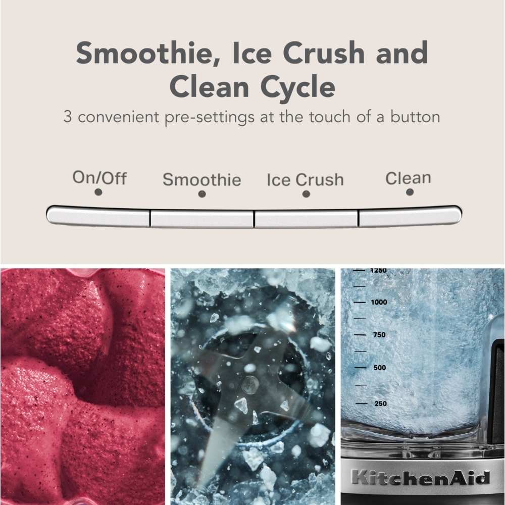 KitchenAid 5KSB2073BBM Pure Power Blender, Charcoal Grey