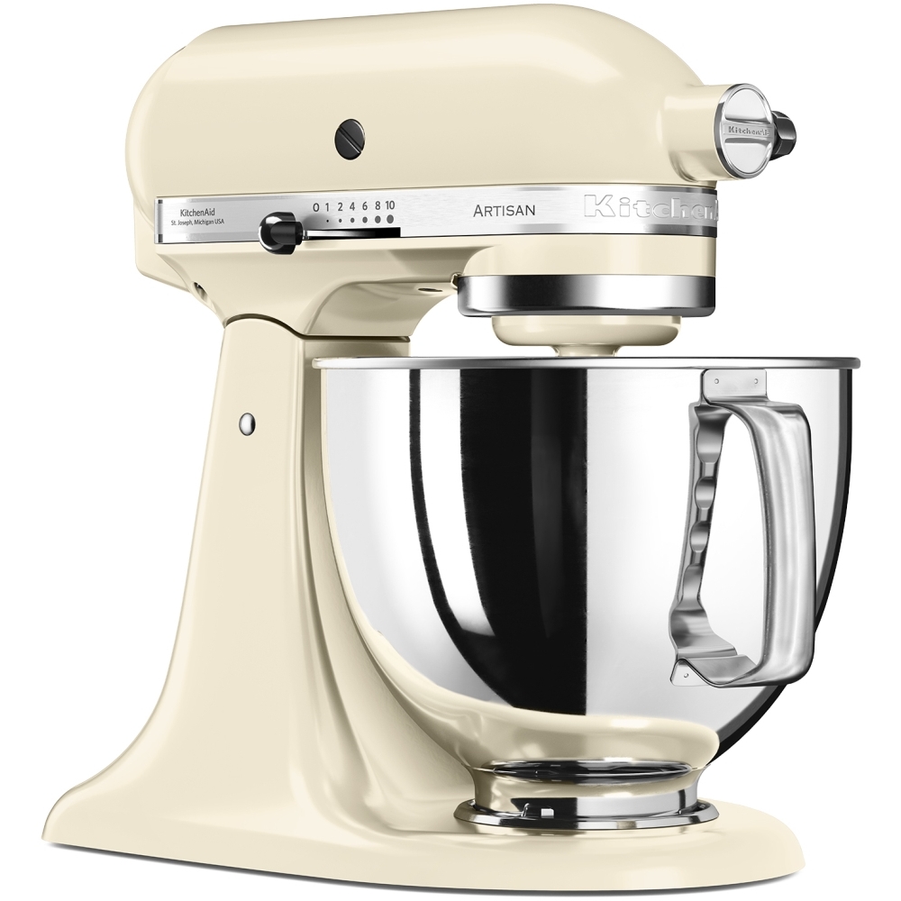 KitchenAid 5KSM125BAC Artisan Mixer Tilt-Head 4.7L, Almond Cream