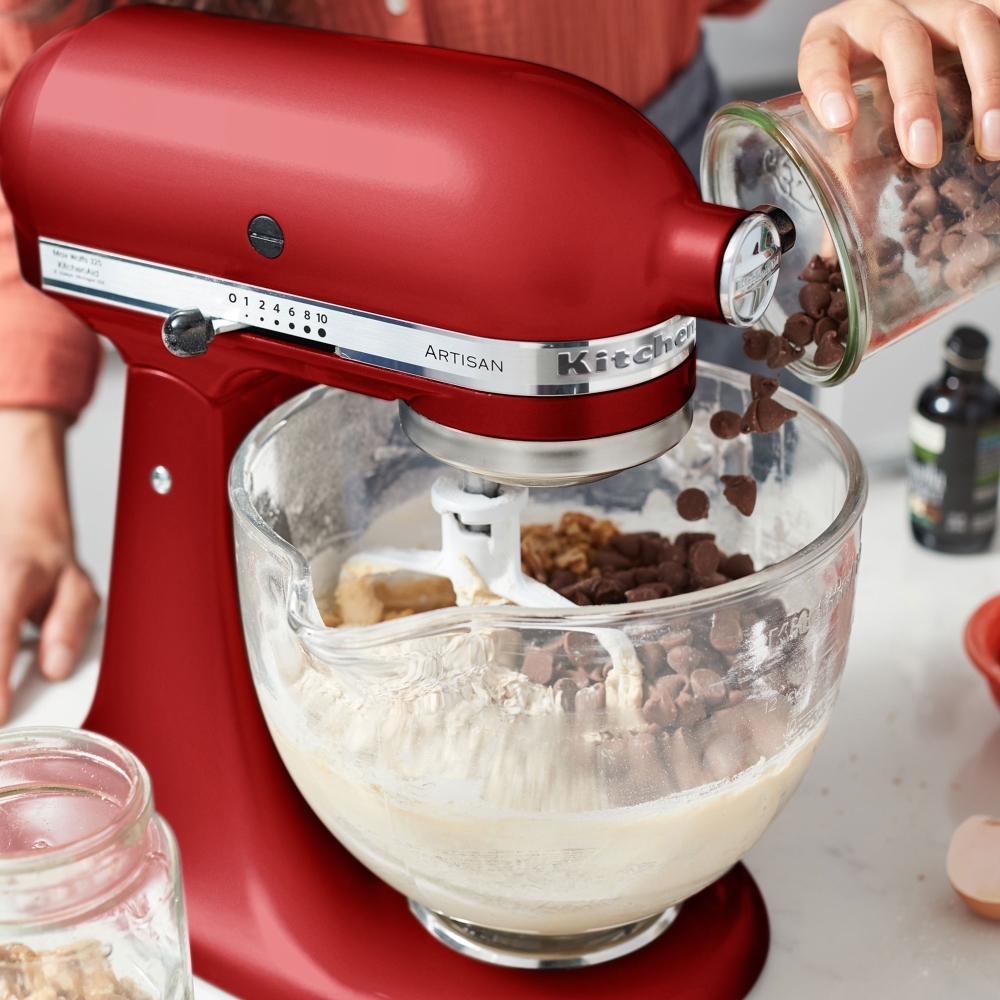 KitchenAid 5KSM125BER Artisan Mixer Tilt-Head 4.7L, Empire Red