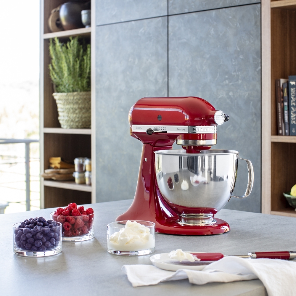 KitchenAid 5KSM125BER Artisan Mixer Tilt-Head 4.7L, Empire Red