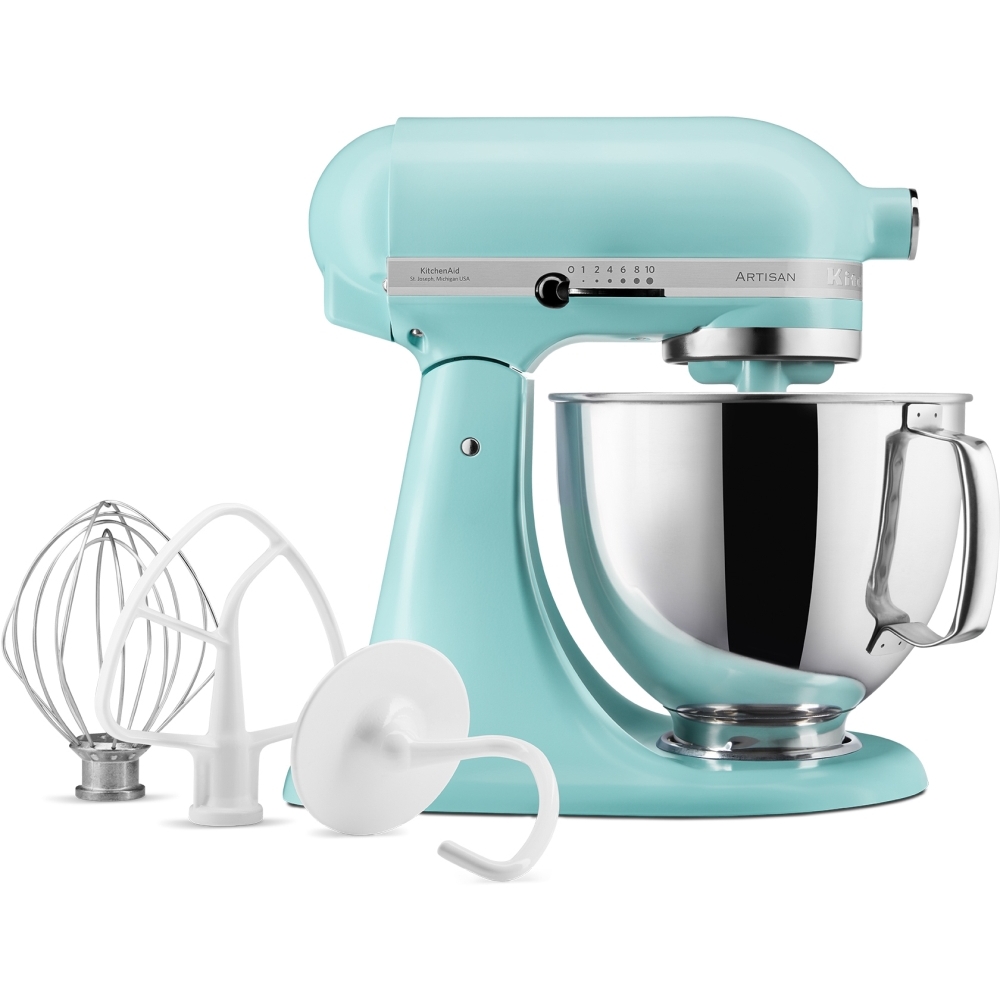 KitchenAid 5KSM125BMI Artisan Retro Mixer Tilt-Head 4.7L, Mineral Water