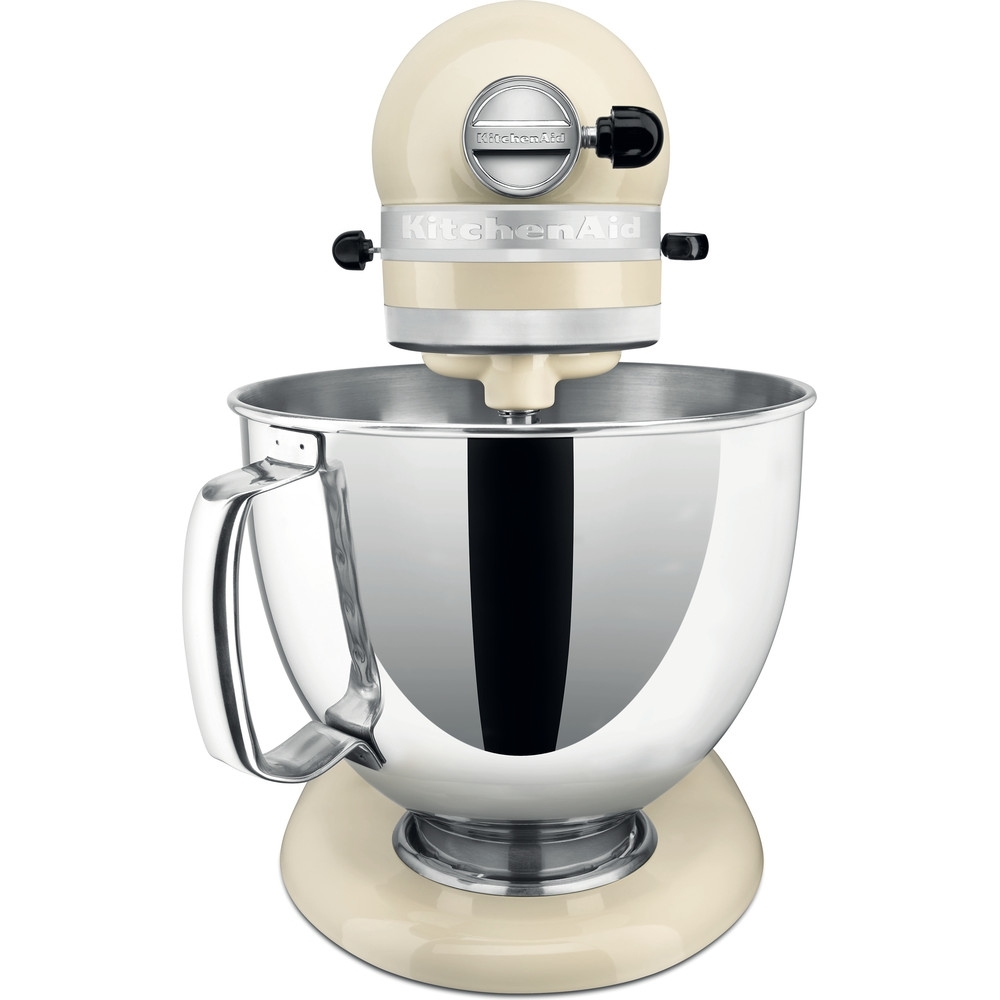 KitchenAid 5KSM175PSBAC Artisan Retro Mixer Tilt-Head 4.8L with Extra Accessories, Almond Cream