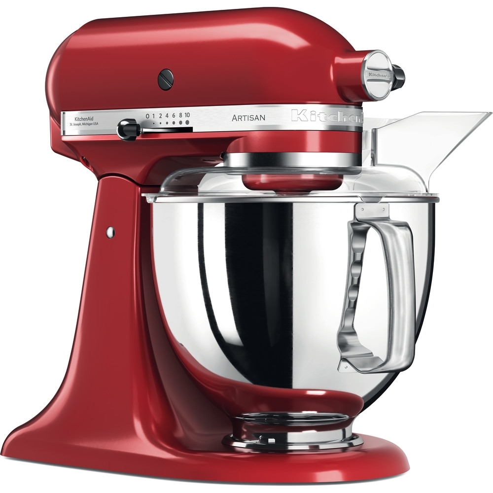 KitchenAid 5KSM175PSBER Artisan Retro Mixer Tilt-Head 4.9L with Extra Accessories, Empire Red
