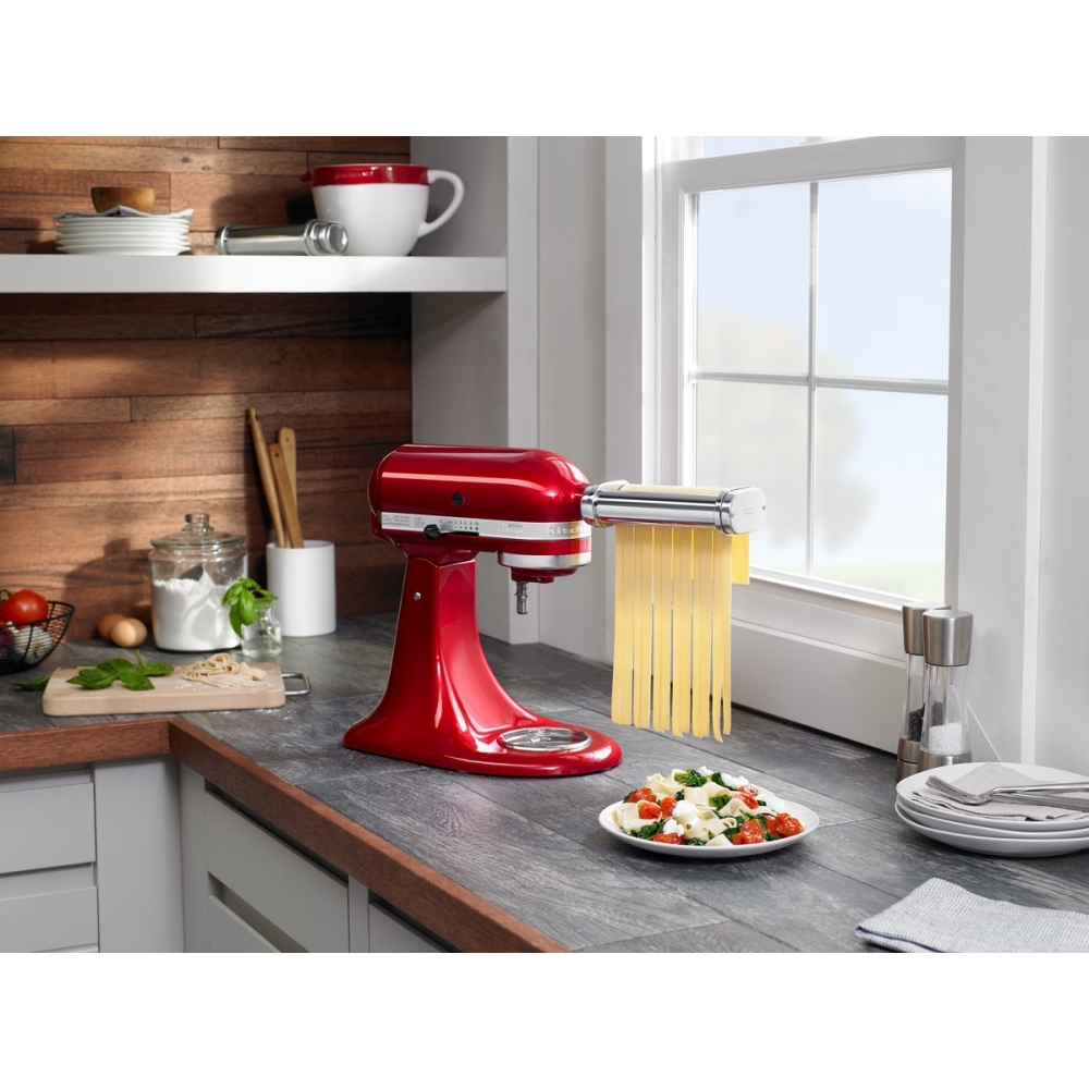 KitchenAid 5KSM175PSBER Artisan Retro Mixer Tilt-Head 4.9L with Extra Accessories, Empire Red
