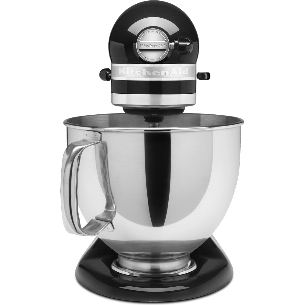 KitchenAid 5KSM175PSBOB Artisan Retro Mixer Tilt-Head 4.8L with Extra Accessories, Onyx Black