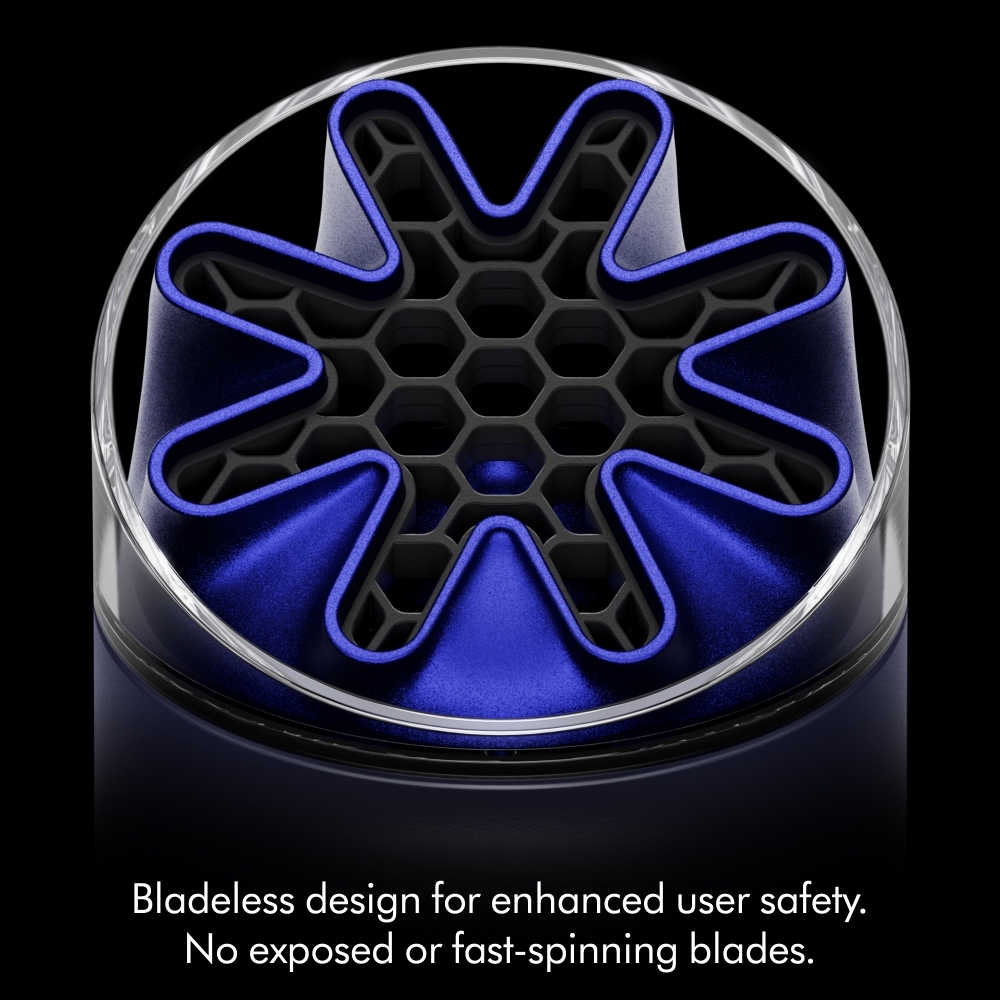 Dyson PF01-CO HushJet Mini Cool Fan, Ink/Cobalt, Blue