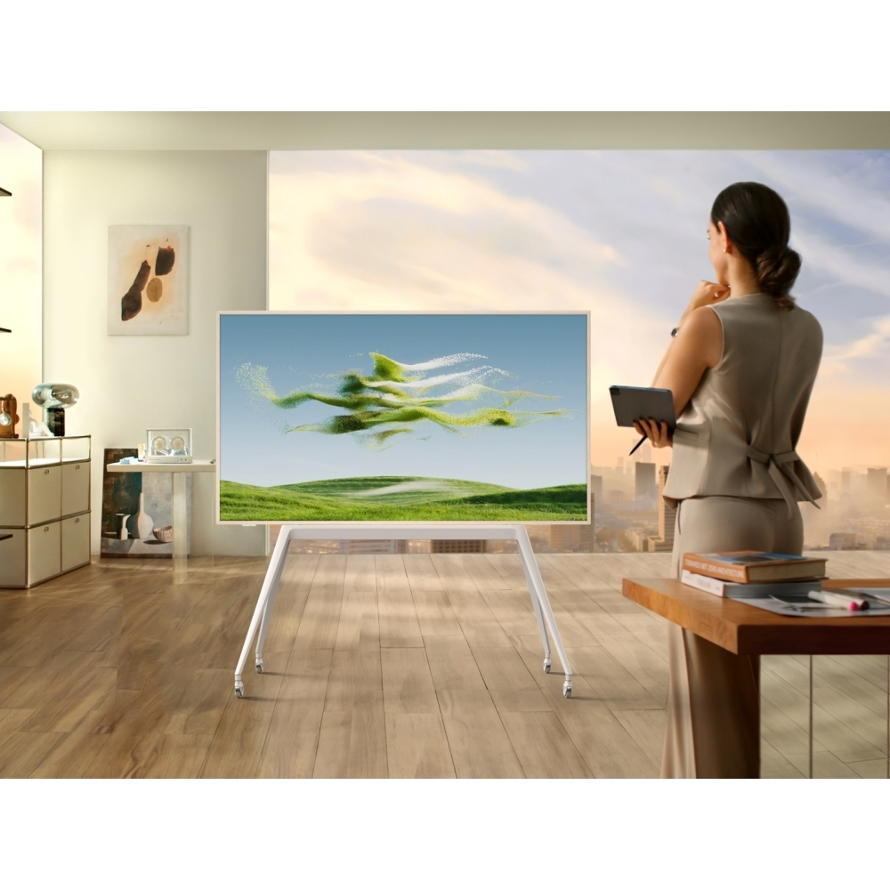 TCL 65A300W-UK 65" QLED Smart Television, 4K Ultra HD, White, E Rated