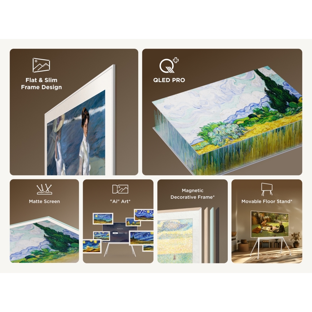 TCL 65A300W-UK 65" QLED Smart Television, 4K Ultra HD, White, E Rated