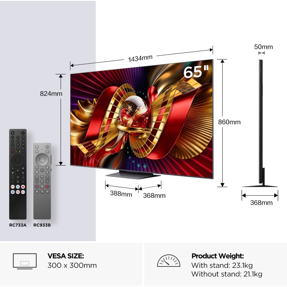TCL 65C8L-UK 65" Television