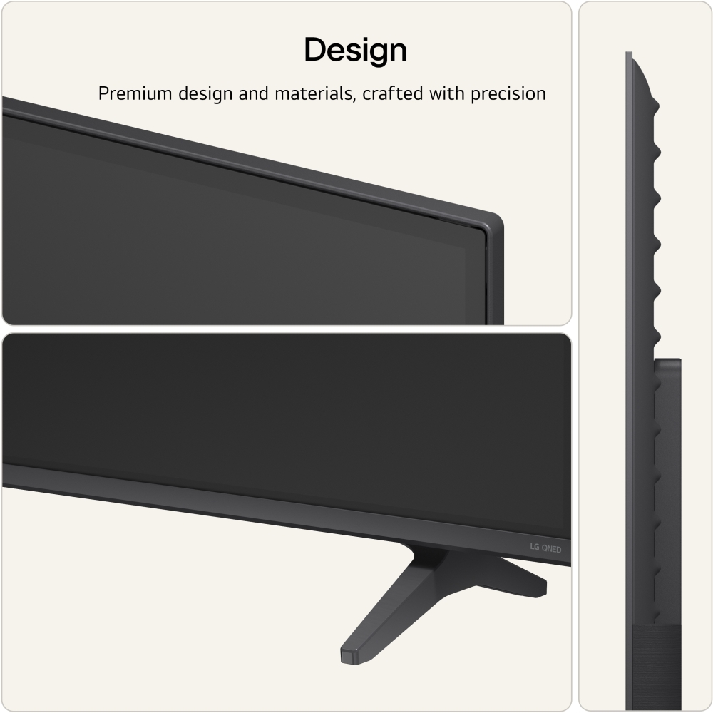 LG 65QNED7EB3C.AEK 65" QNED Smart Television, 4K Ultra HD, Black, E Rated