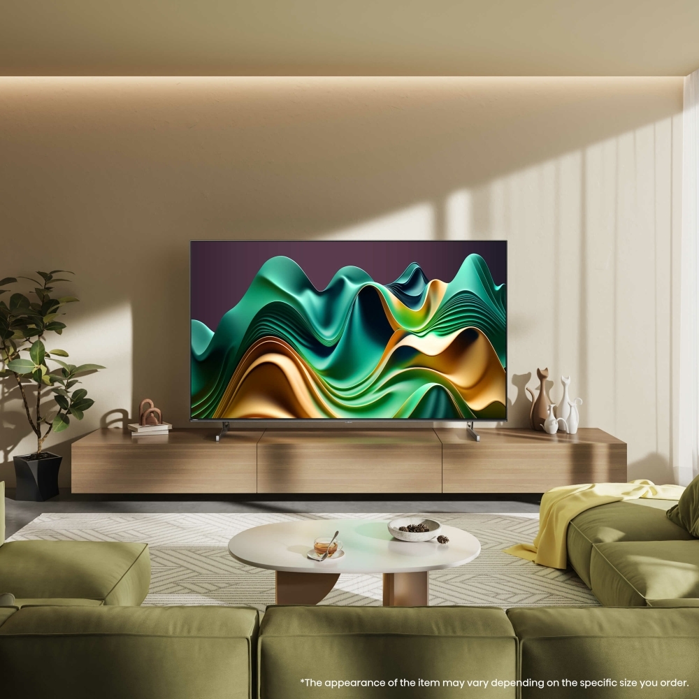 Hisense 65U6NQTUK 65" ULED Mini LED 4K Mini LED Smart TV, 4K Ultra HD, Grey, E Rated