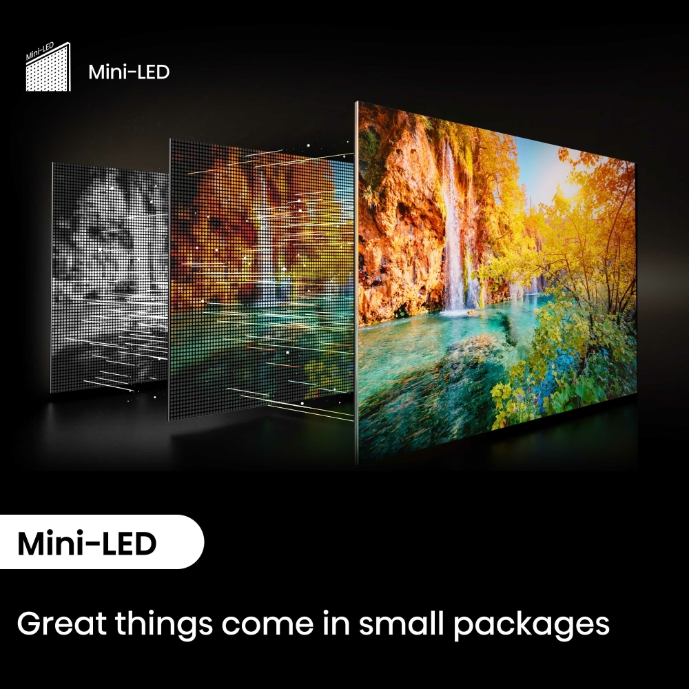 Hisense 65U6NQTUK 65" ULED Mini LED 4K Mini LED Smart TV, 4K Ultra HD, Grey, E Rated