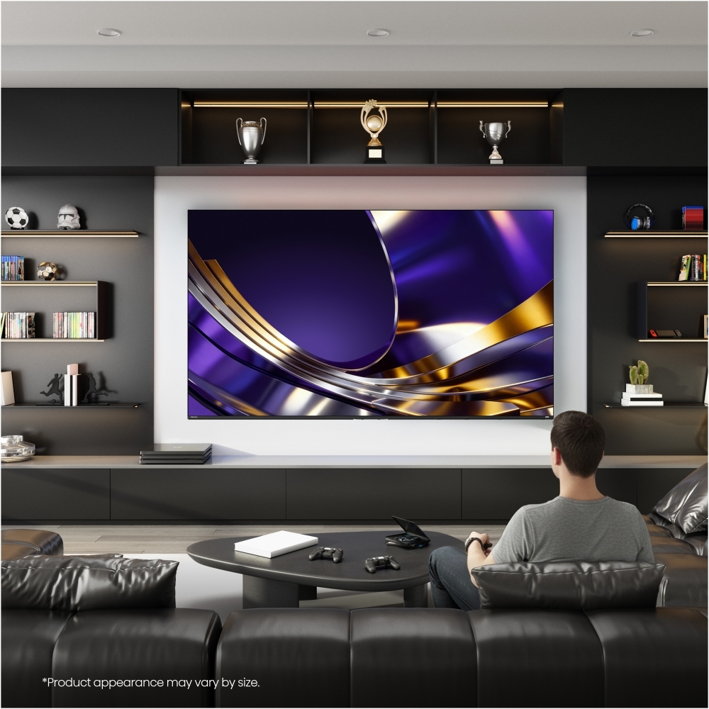 Hisense 65U7STUK PRO 65" ULED Mini LED Smart Television, 4K Ultra HD, Grey, E Rated