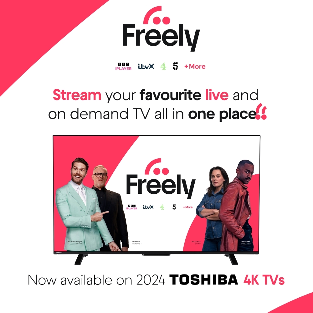 Toshiba 65UV2F53DBU 65" DLED Smart Television, 4K Ultra HD, Black, E Rated