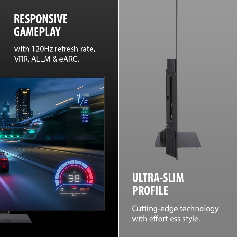 Toshiba 65XF9F53DB 65" OLED Smart Television, 4K Ultra HD, Black, F Rated