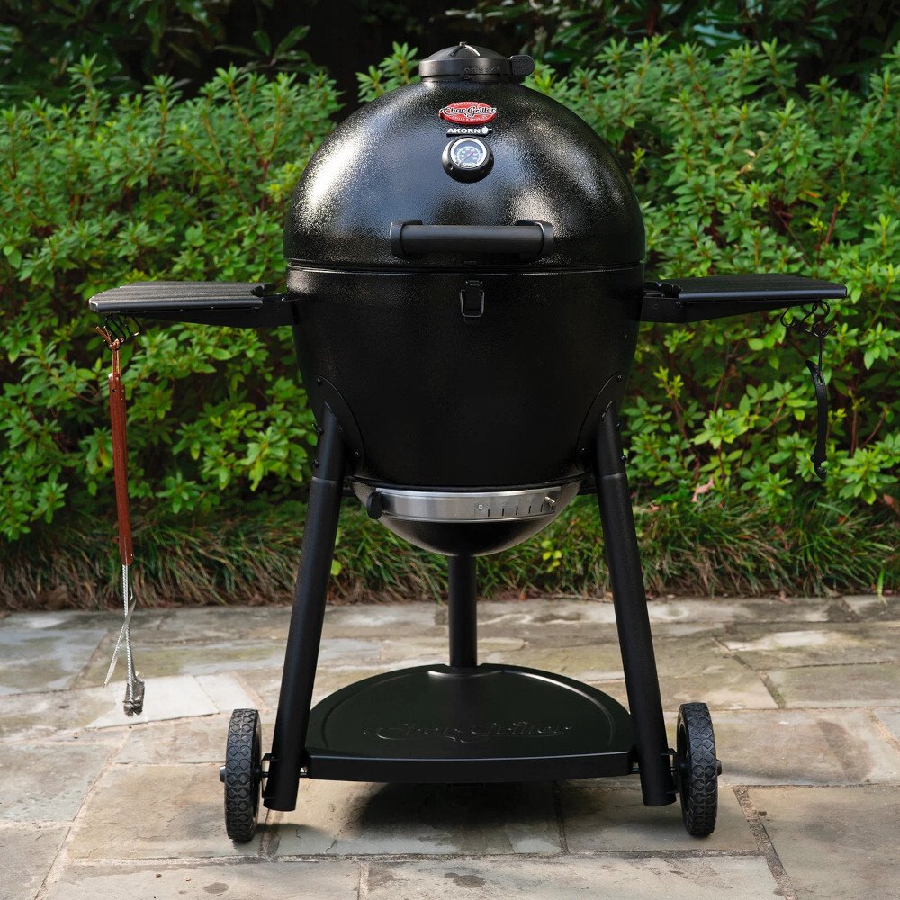 Char-Griller 6719 Akorn Kamado Grill & Smoker, Black