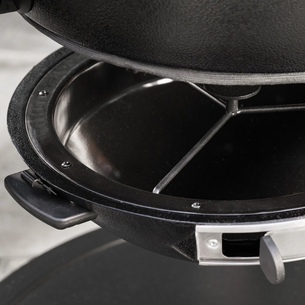 Char-Griller 6719 Akorn Kamado Grill & Smoker, Black