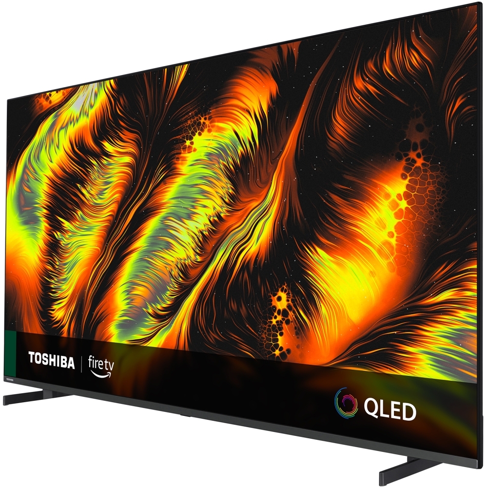 Toshiba 70QF5D53DB 70" QLED Smart Television, 4K Ultra HD, Black, F Rated