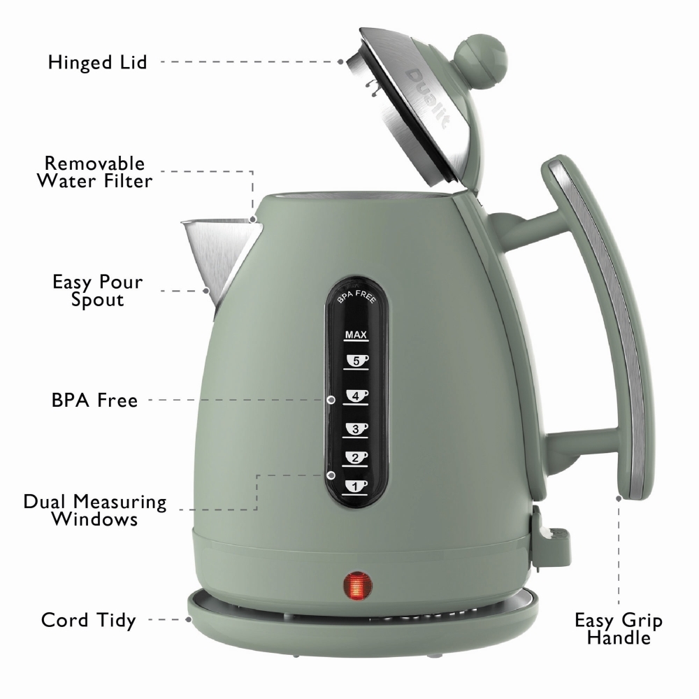 Dualit 72008 Kettle, Green