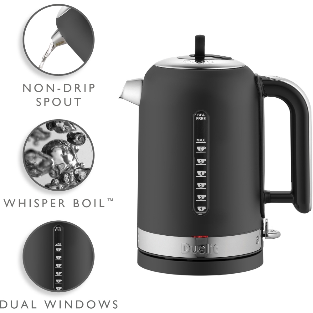 Dualit 72785 Classic Kettle, Black