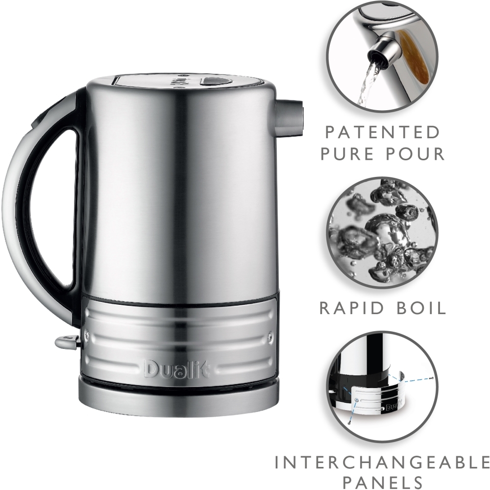 Dualit 72905 Architect Kettle, Silver