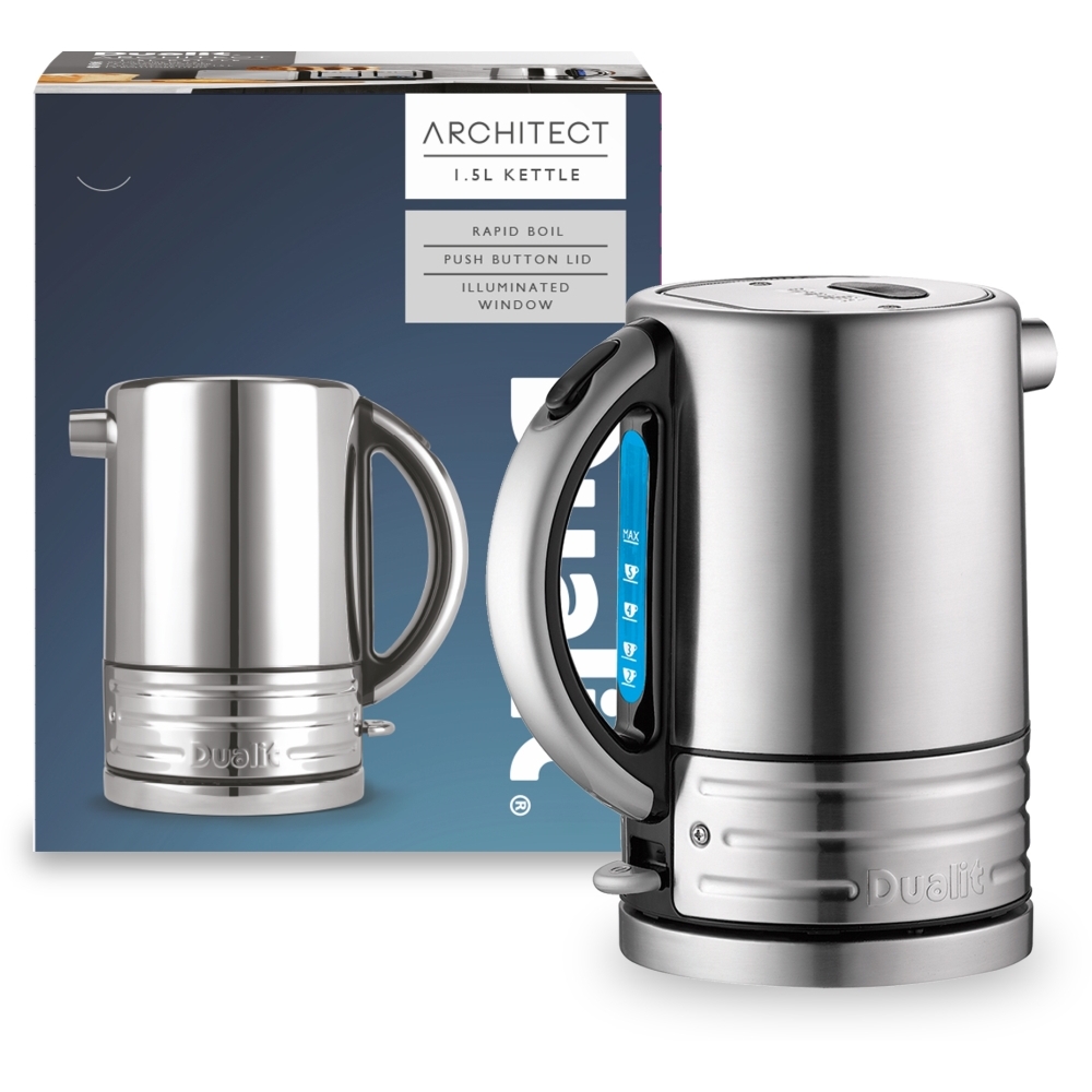 Dualit 72905 Architect Kettle, Silver