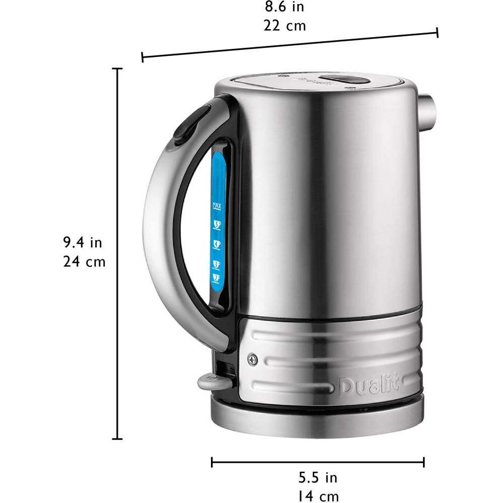 Dualit 72905 Architect Kettle, Silver