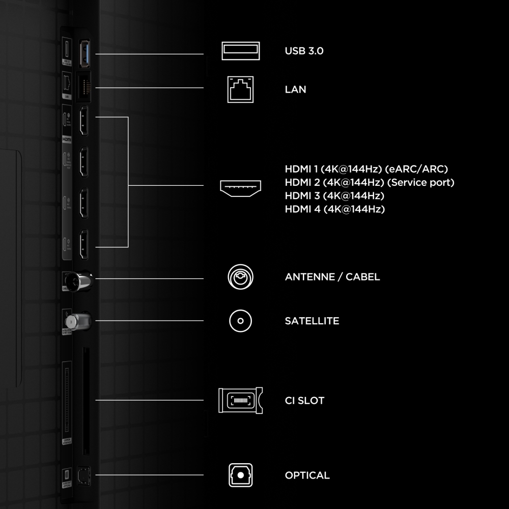 TCL 75C8L-UK 75" Television