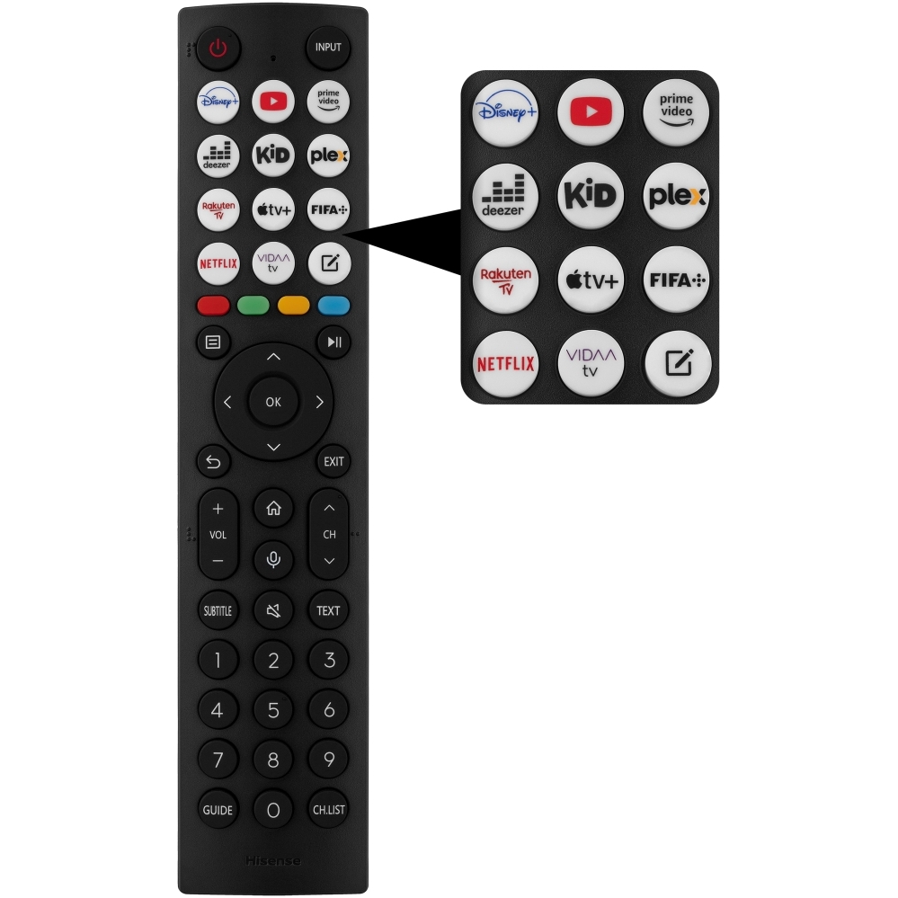 Hisense 75E7KQTUK 75" 4K Ultra HD QLED Smart TV, Black, G Rated Marks