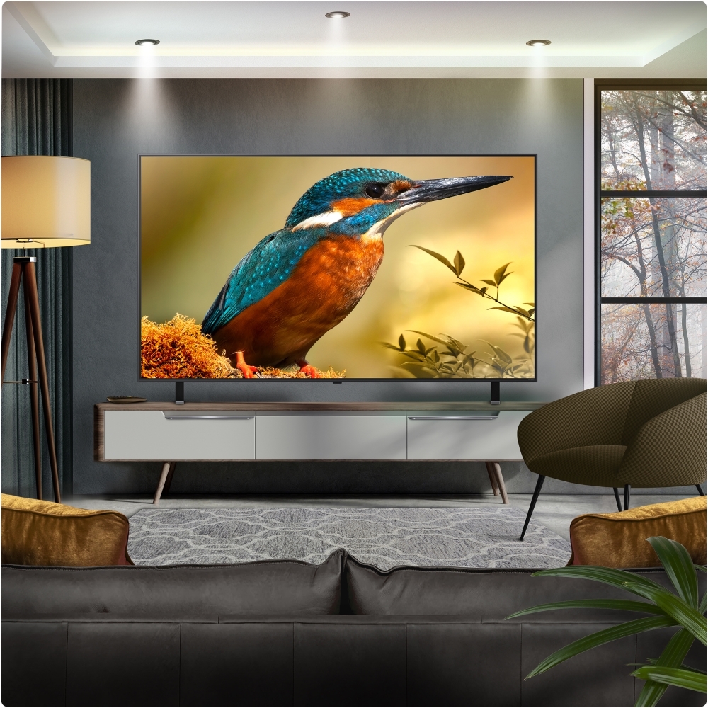 LG 75QNED85A6C 75" QNED Smart Television, 4K Ultra HD, Black, D Rated