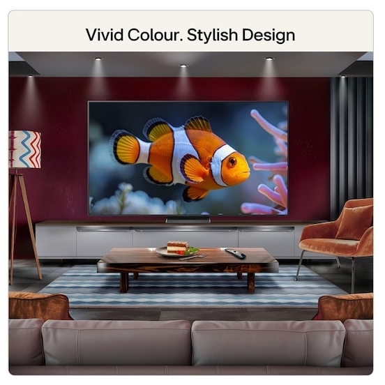 LG 75QNED87B6A.AEK 75" QNED Smart Television, 4K Ultra HD, Black, D Rated