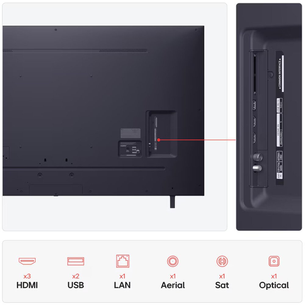 LG 75UA74006LB.AEK 75" LED Smart Television, Ashed Blue, 4K Ultra HD, F Rated